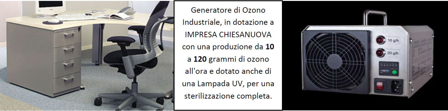 Sanificazione ozono